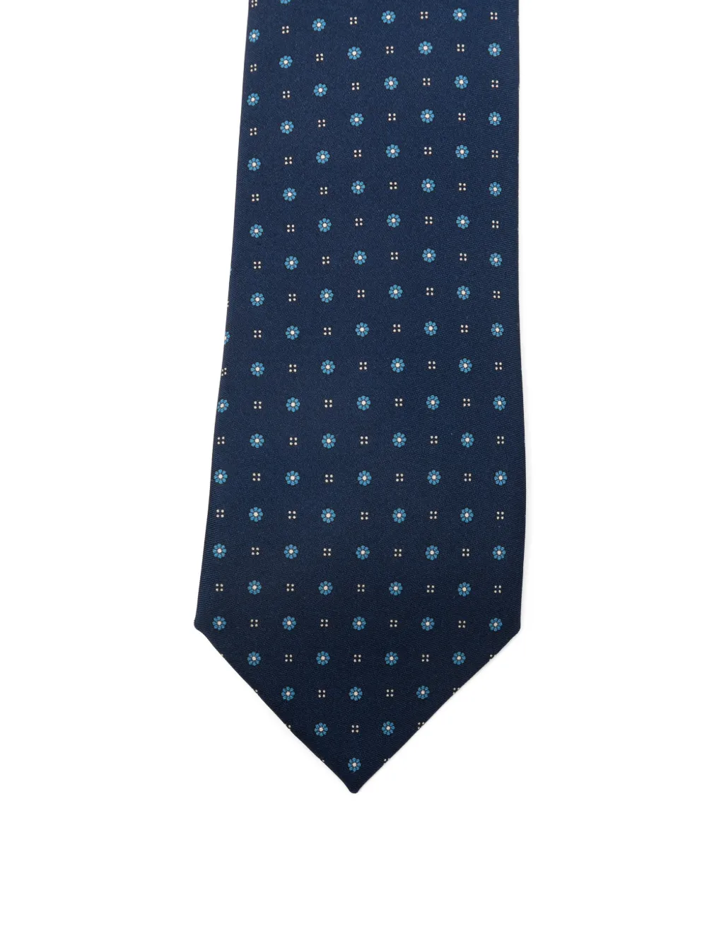 Errico Formicola Floral Silk Tie In Blue
