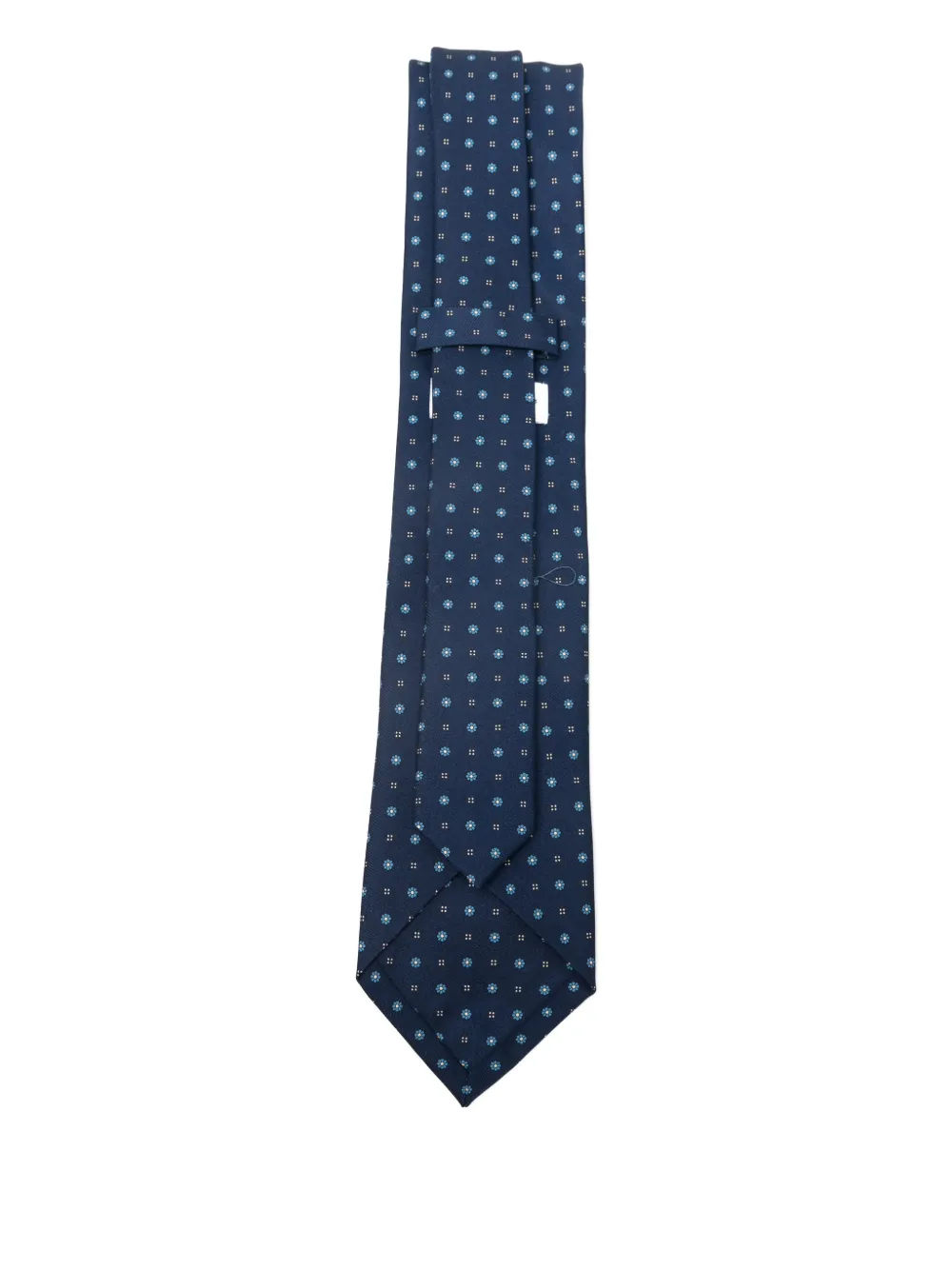 Errico Formicola Floral Silk Tie In Blue