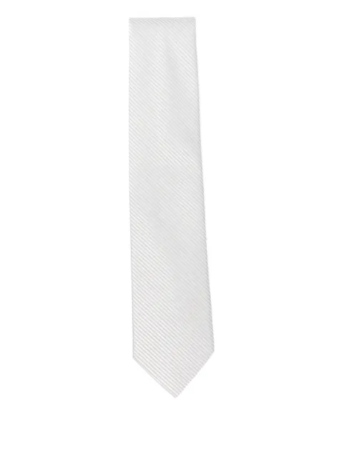 Errico Formicola striped-pattern silk tie