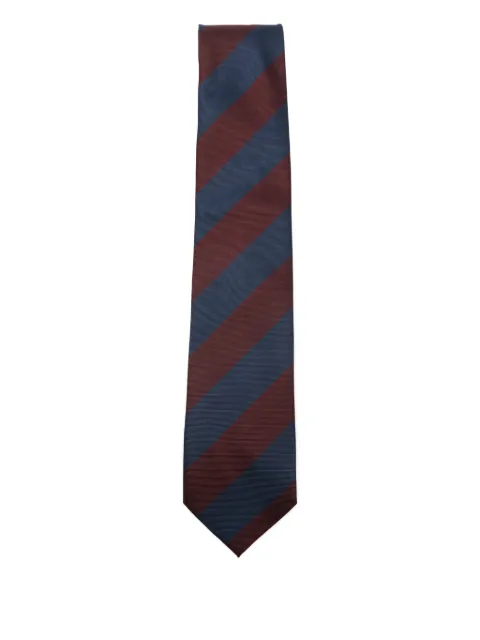 Errico Formicola striped silk tie