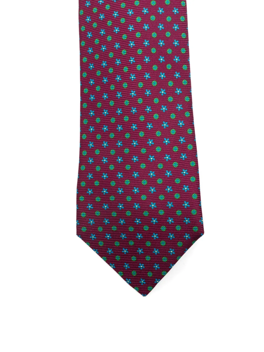Errico Formicola Floral Polka-dot Tie In Purple
