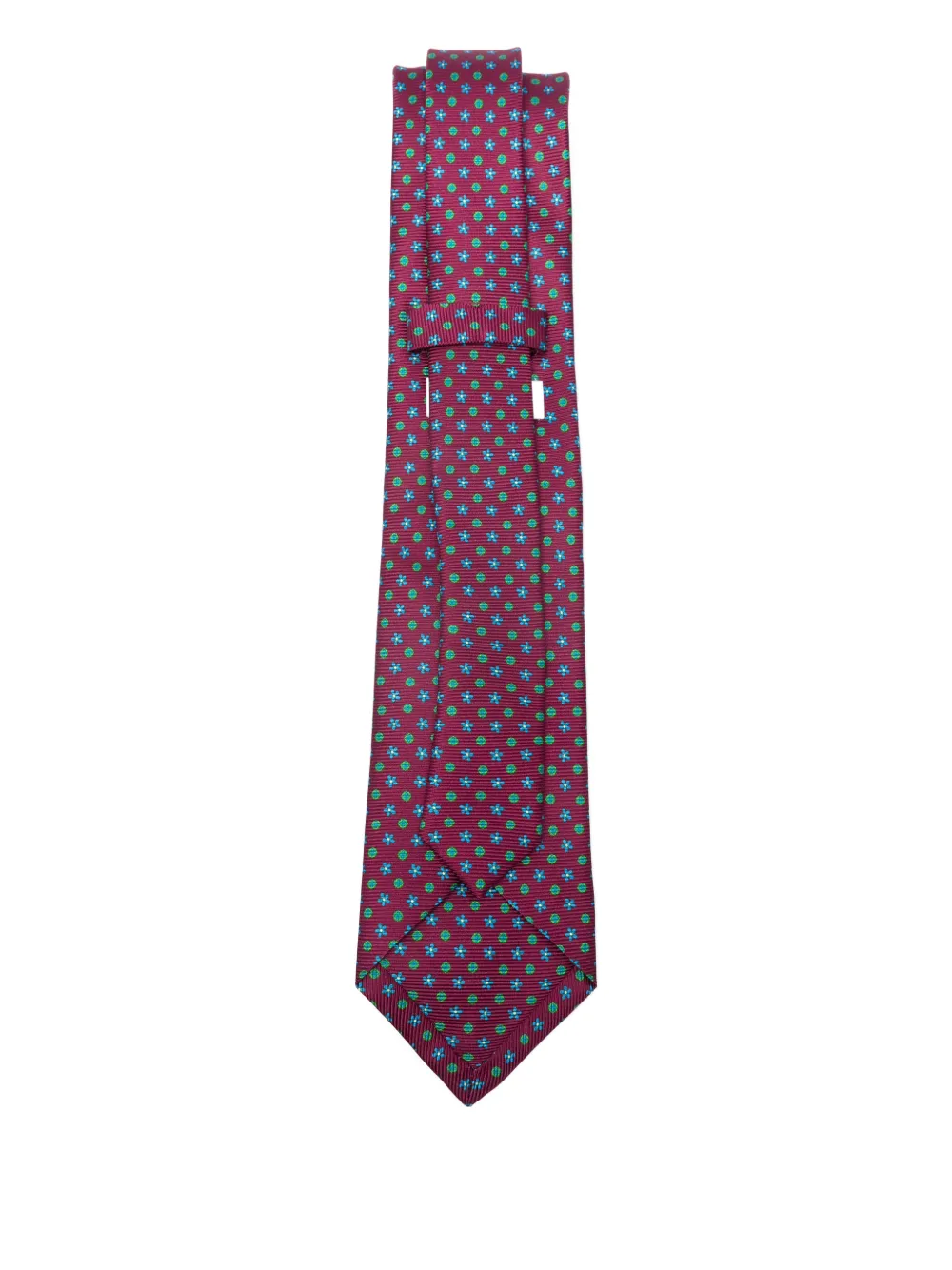 Errico Formicola floral polka-dot tie - Paars