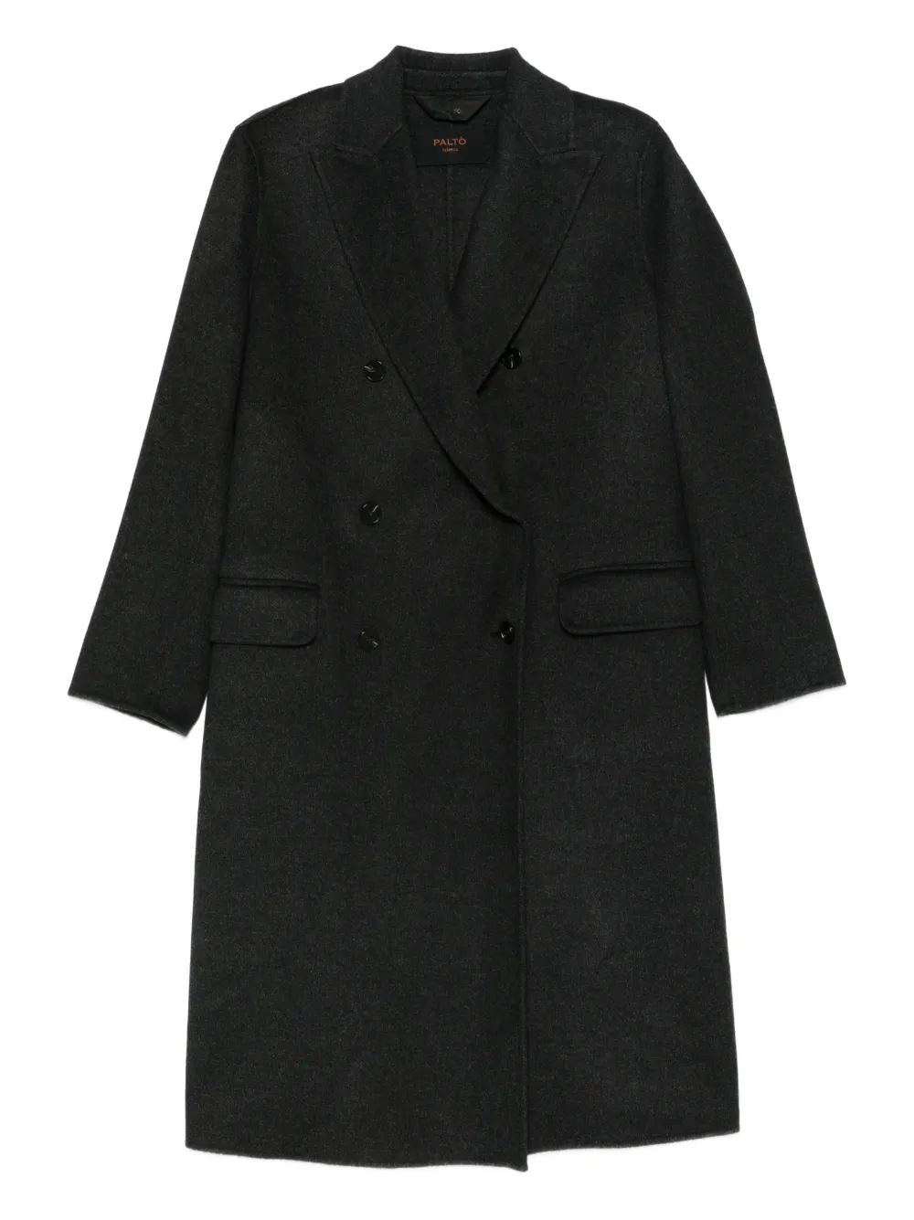 Paltò Arianna double-breasted wool coat | Grey | Image 1