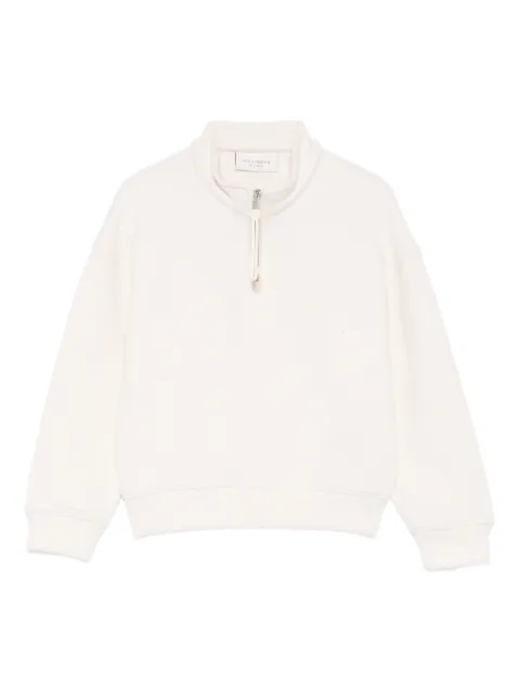 YES LONDON sudadera con cierre en el cuello