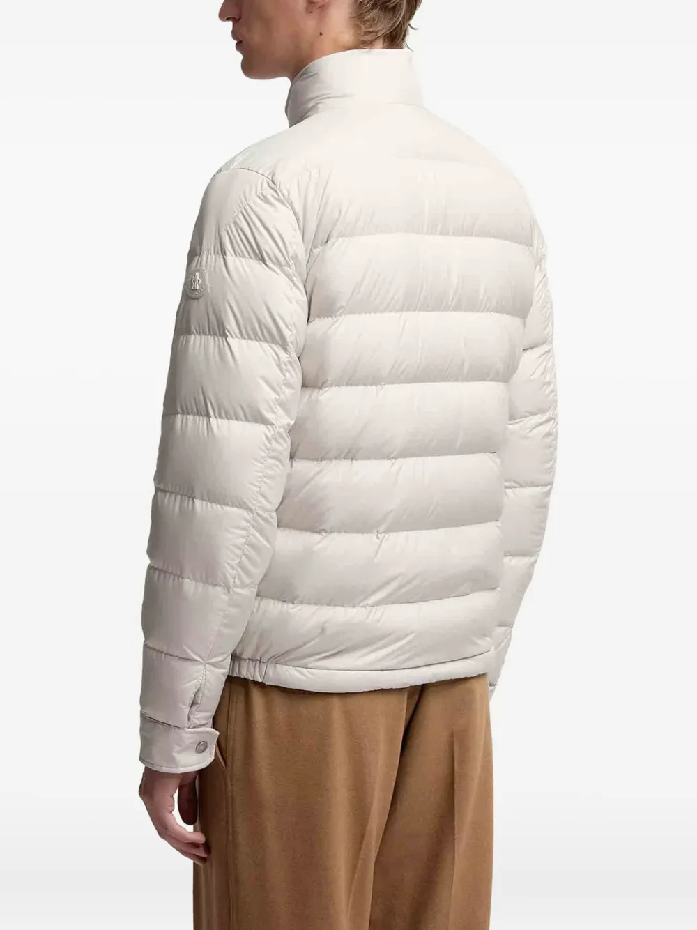 Moncler Phrier Short Down Jacket In Neutral