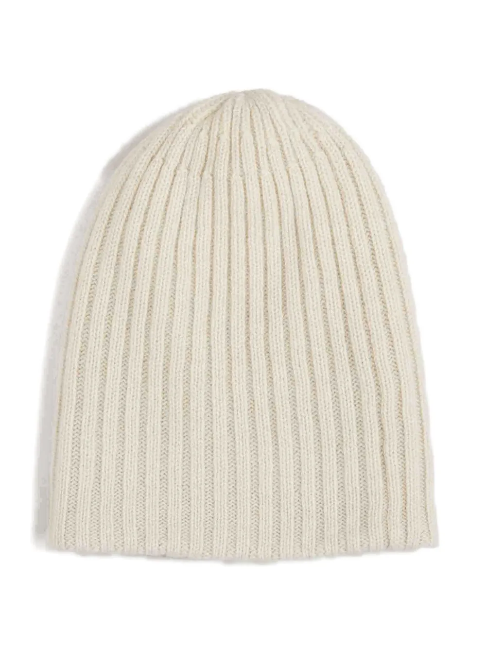 Fedeli Geribbelde kasjmier muts - Beige