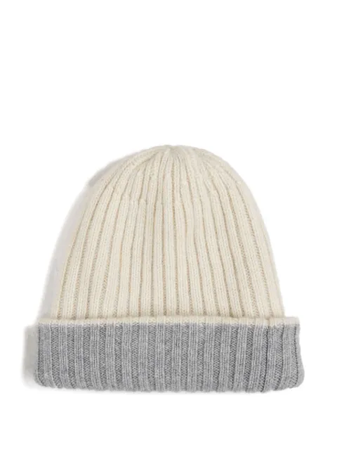 Fedeli ribbed-cashmere beanie hat