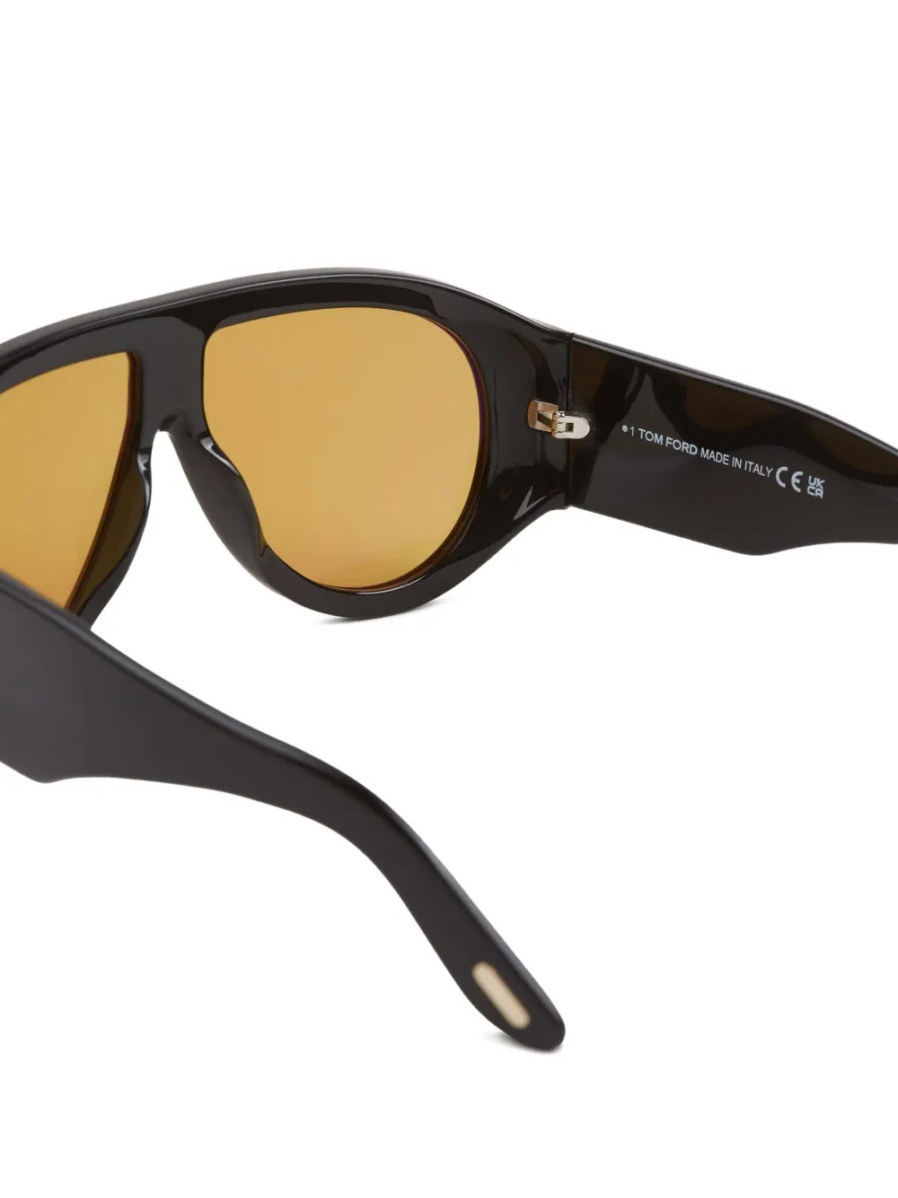 TOM FORD Eyewear Bronson zonnebril met piloten montuur Zwart