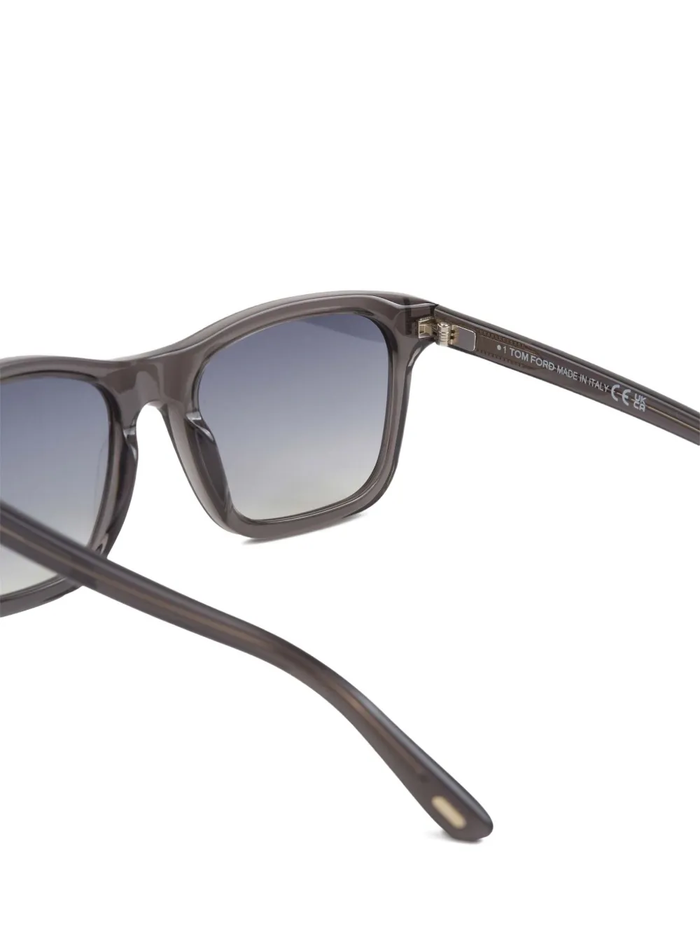TOM FORD Eyewear Zonnebril met vierkant montuur Grijs