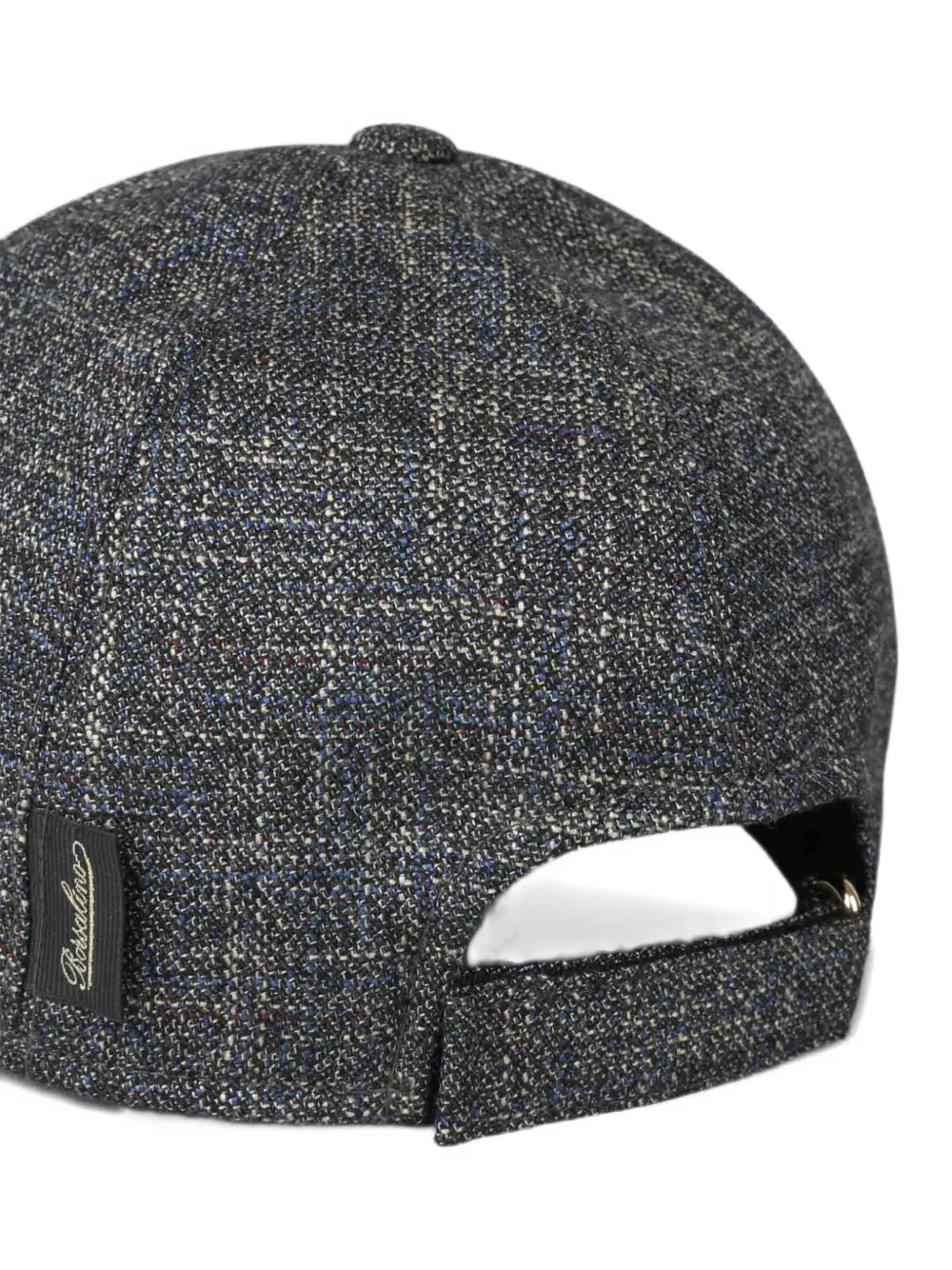 Borsalino textured baseball cap Grijs
