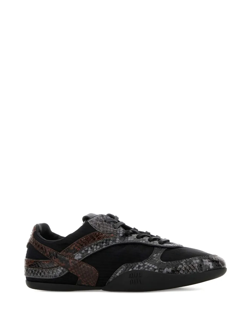 Miu Miu zapatillas con efecto de piel de serpiente | Zapatillas bajas | Image 2