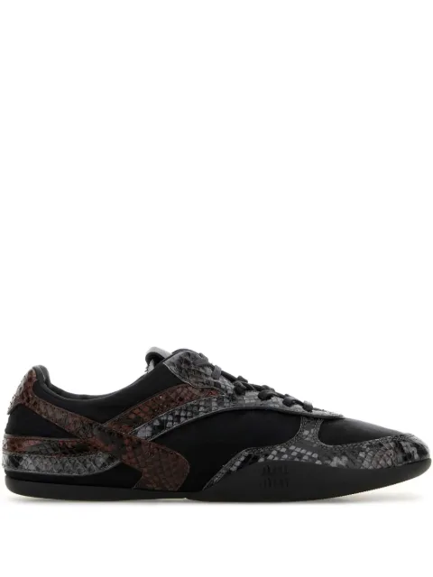 Miu Miu snake-effect sneakers