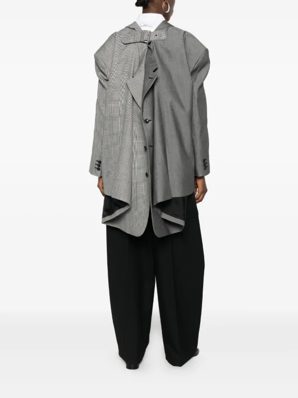 Comme Des Garçons チェック ジャケット | グレー | FARFETCH JP