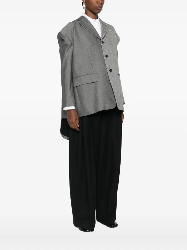 COMME des GARCONS　ジャケット　レディース　XSグレー　チェック Comme Des Garçons チェック ジャケット | グレー | FARFETCH JP