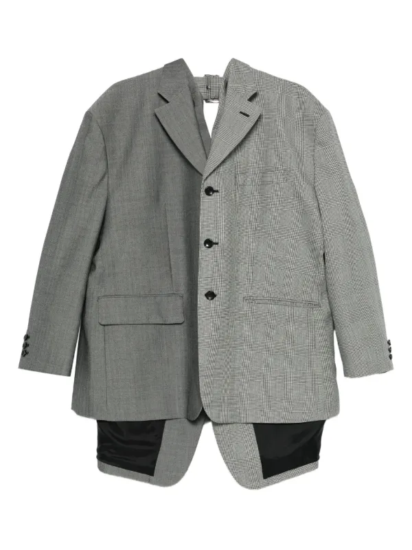COMME des GARÇONS ガンリュウ チェック柄ジャケット L COMME des GARCONS コムデギャルソン/レディースファッション