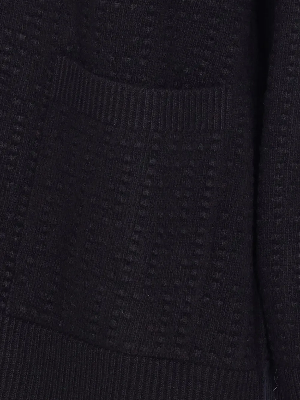  Fendi V-neck Cardigan - Black 