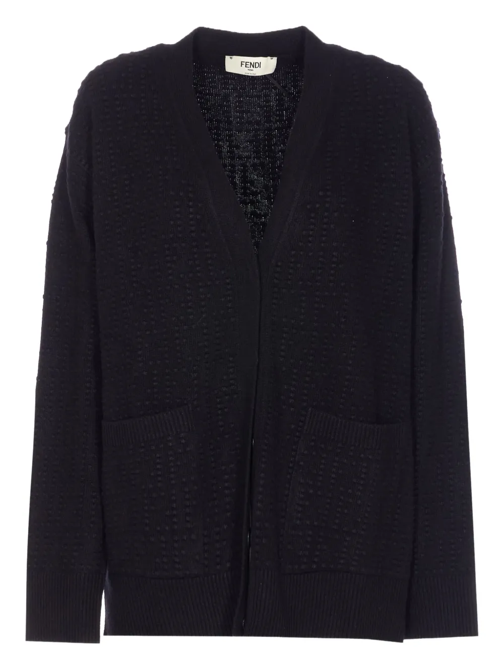FENDI V-neck cardigan - Schwarz