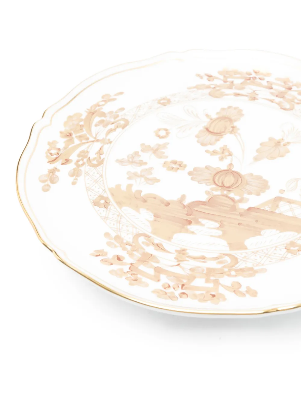 Ginori 1735 Oriente Italiano Aurum Cake Stand In White