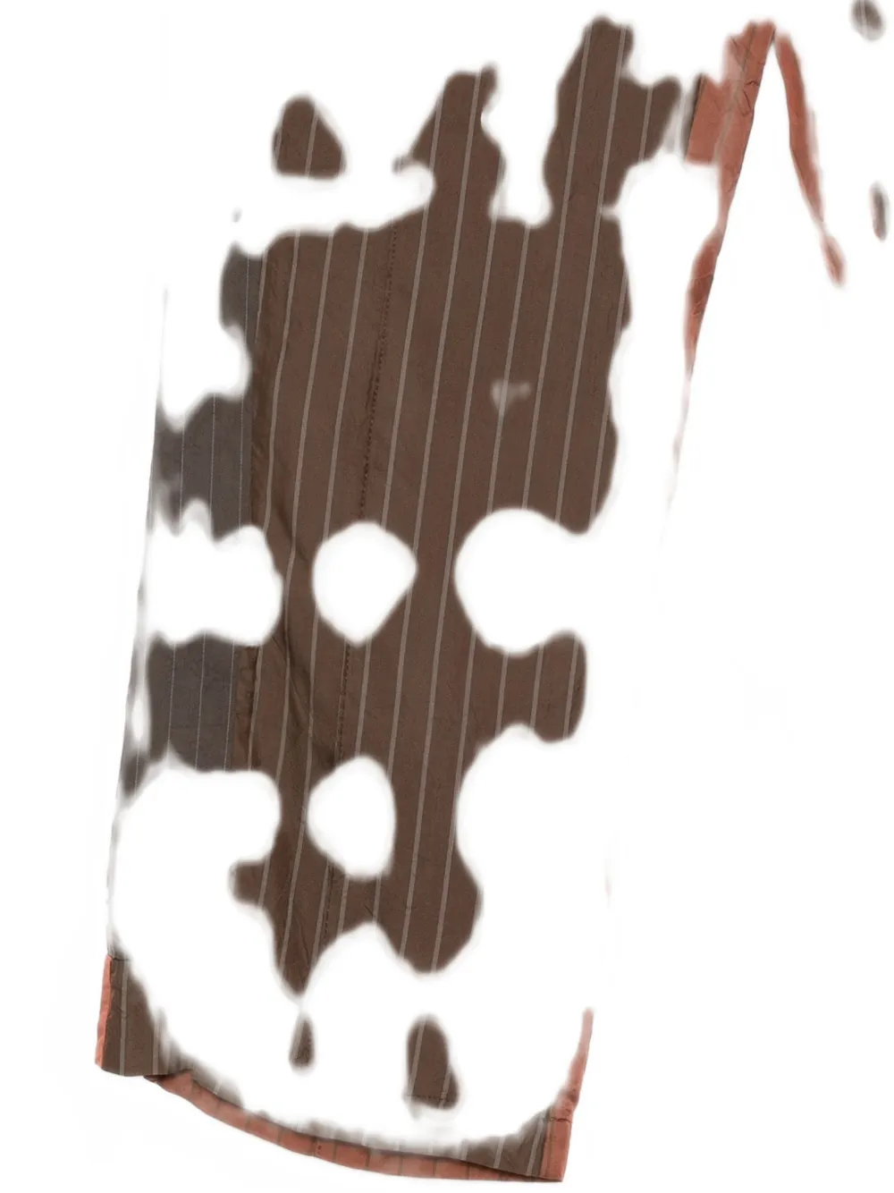 Toga Striped Trousers In Brown