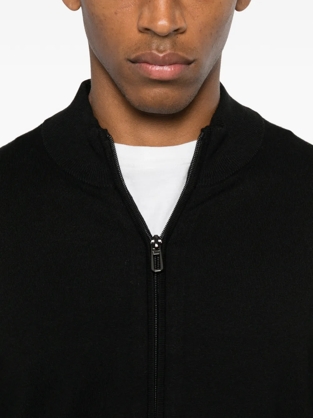 Diktat Zip-fastening Cardigan In Black