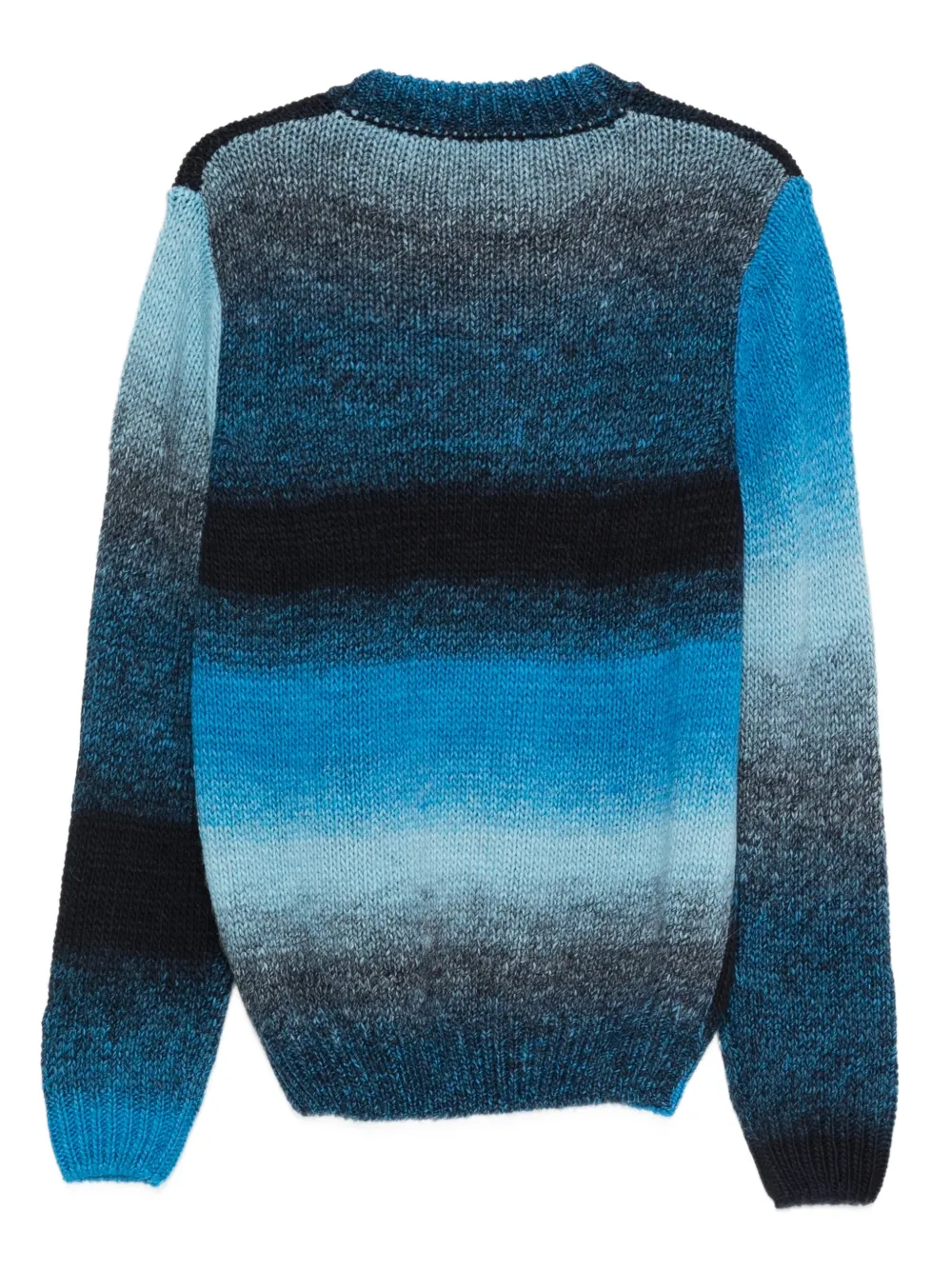 Manuel Ritz striped-pattern sweater - Blauw