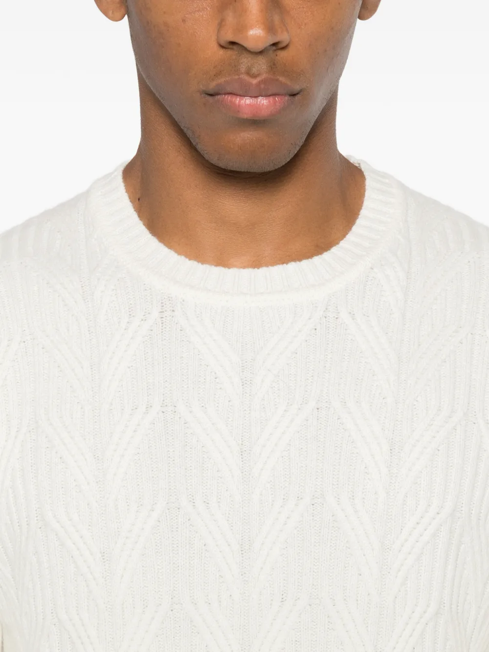 Diktat Round-neck Sweater In Neutral