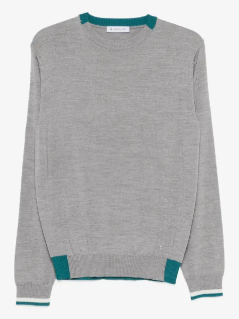 Manuel Ritz ribbed trim sweater