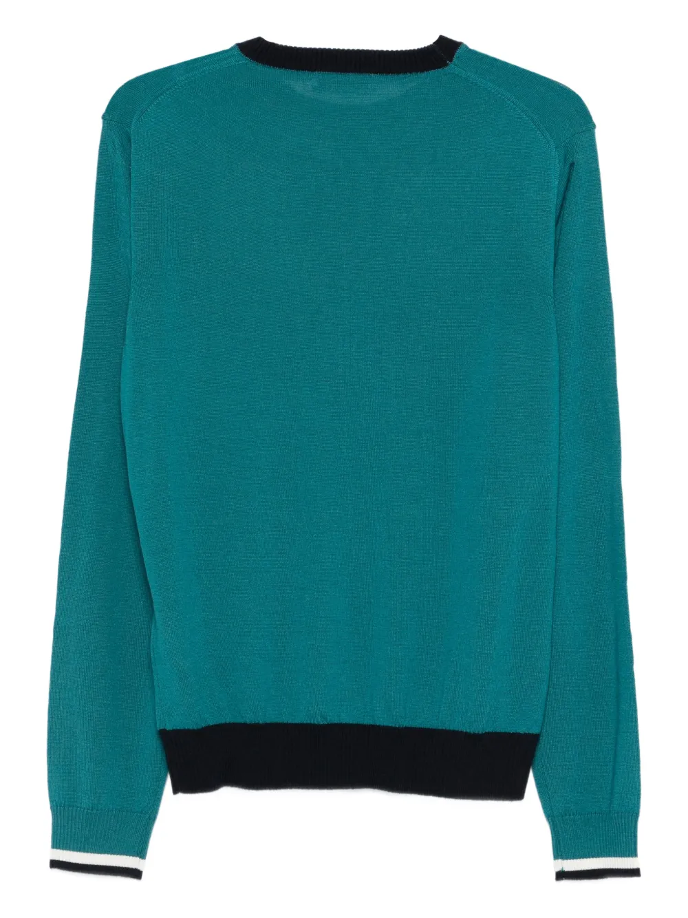 Manuel Ritz ribbed crewneck sweater - Groen