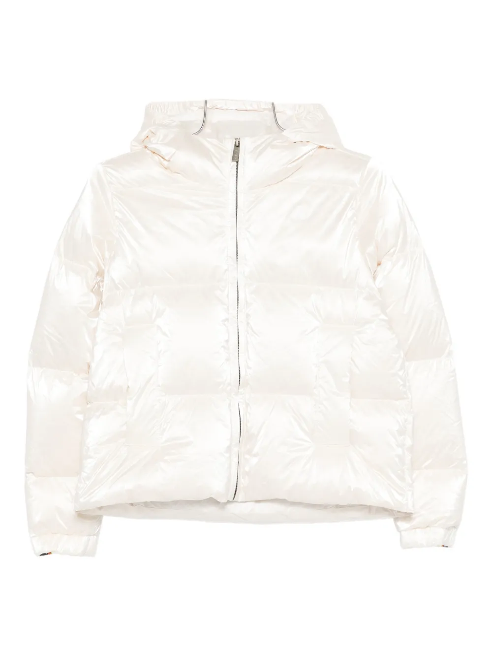 K-Way P. Lethille hooded-quilted jacket - Bianco