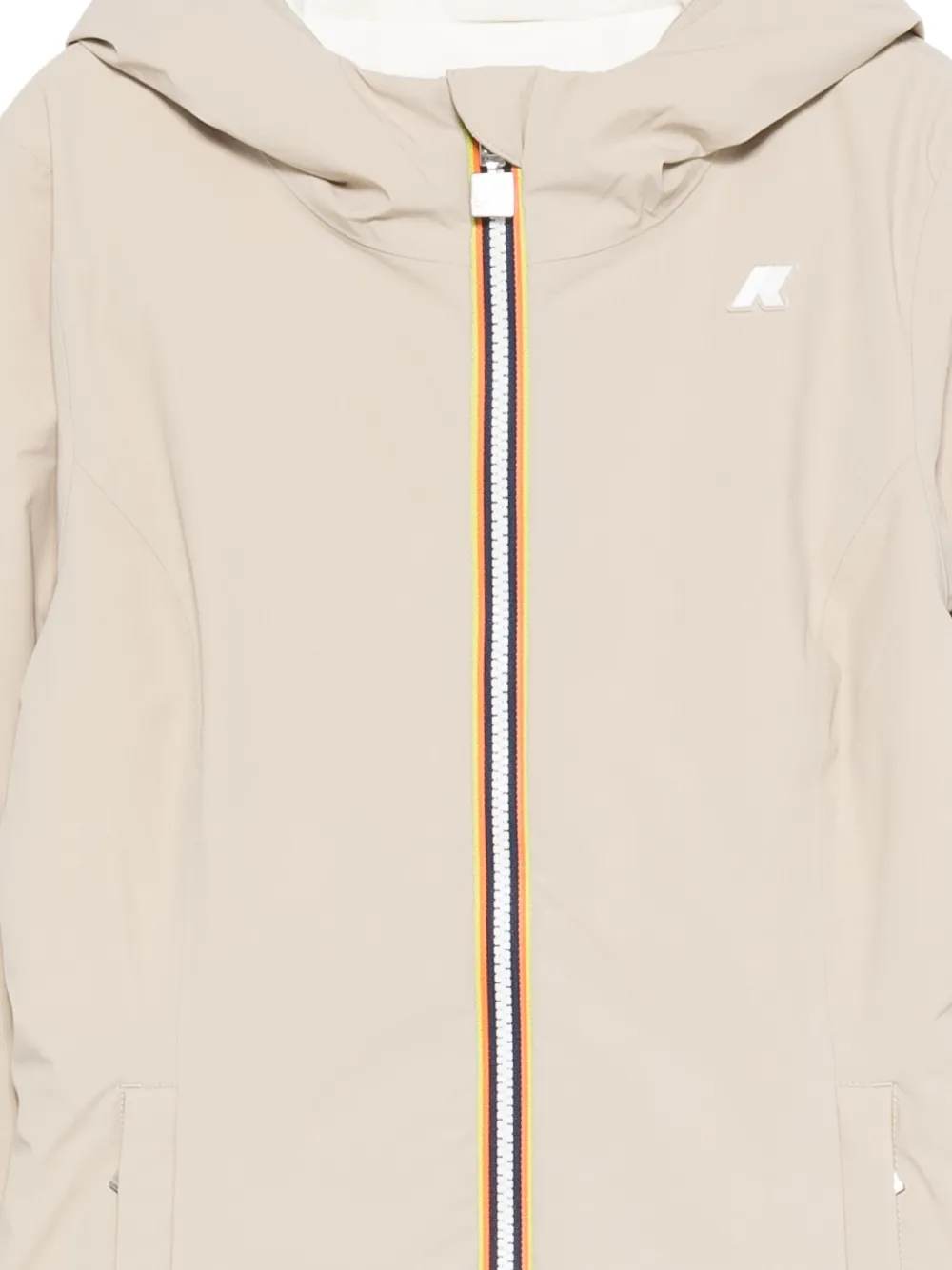 K-way Lily Zip-fastening Jacket In Animal Print