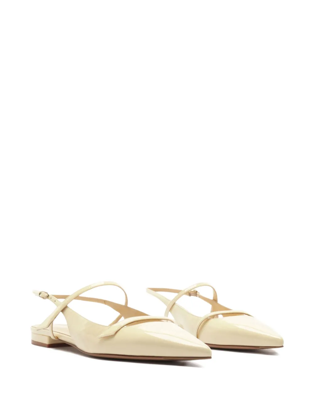 Alexandre Birman Tita sandalen met puntige neus en bandje Beige