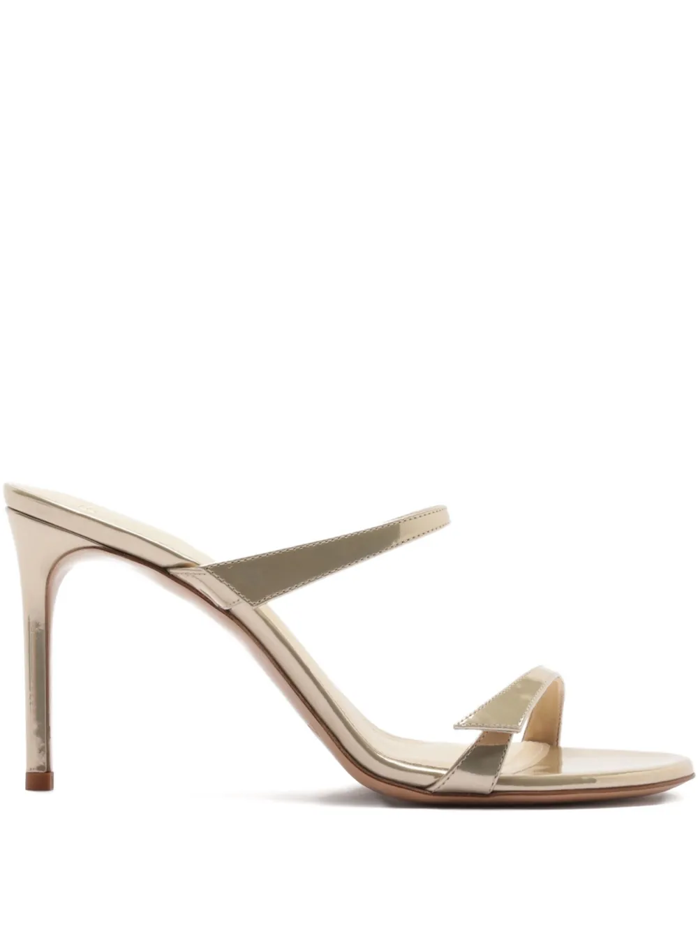 Alexandre Birman Sandali Tita con cinturino 85mm - Oro