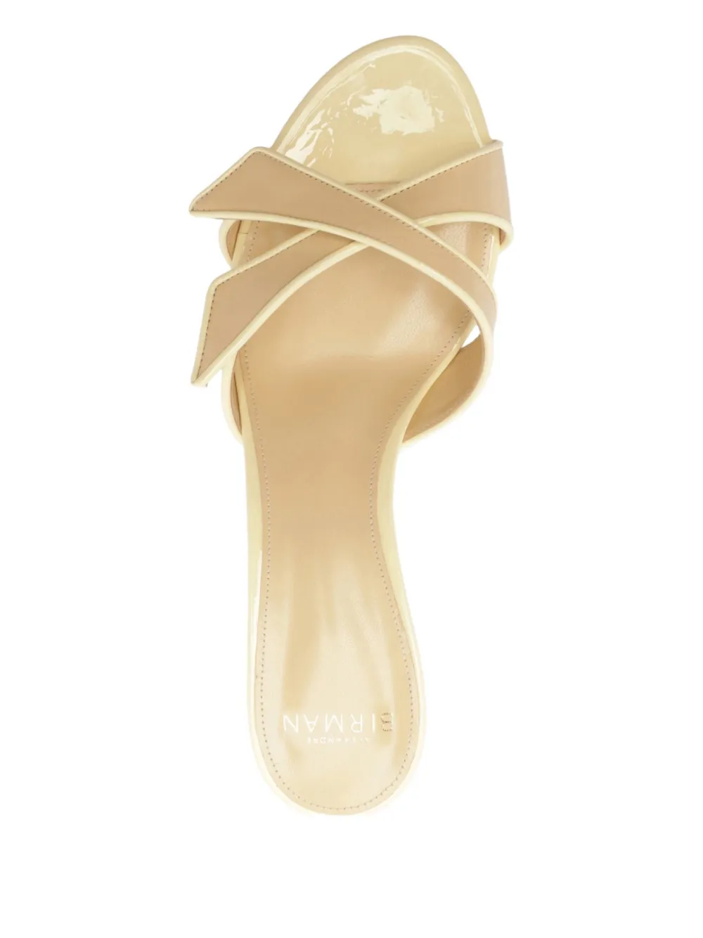 Alexandre Birman 60 mm Tita sandalen met gekruiste bandjes Beige