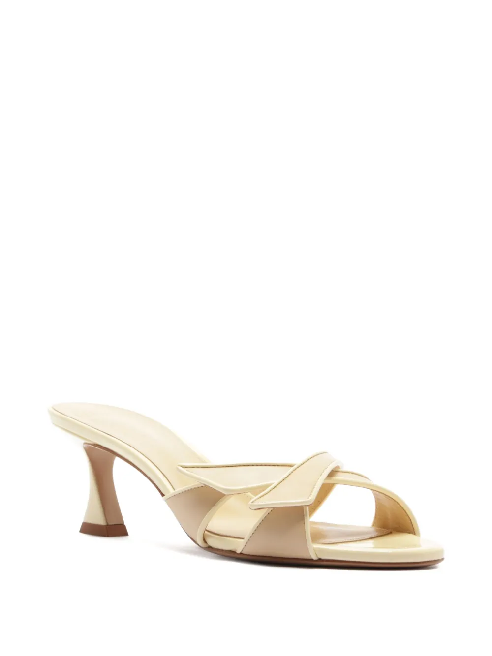 Alexandre Birman 60 mm Tita sandalen met gekruiste bandjes Beige