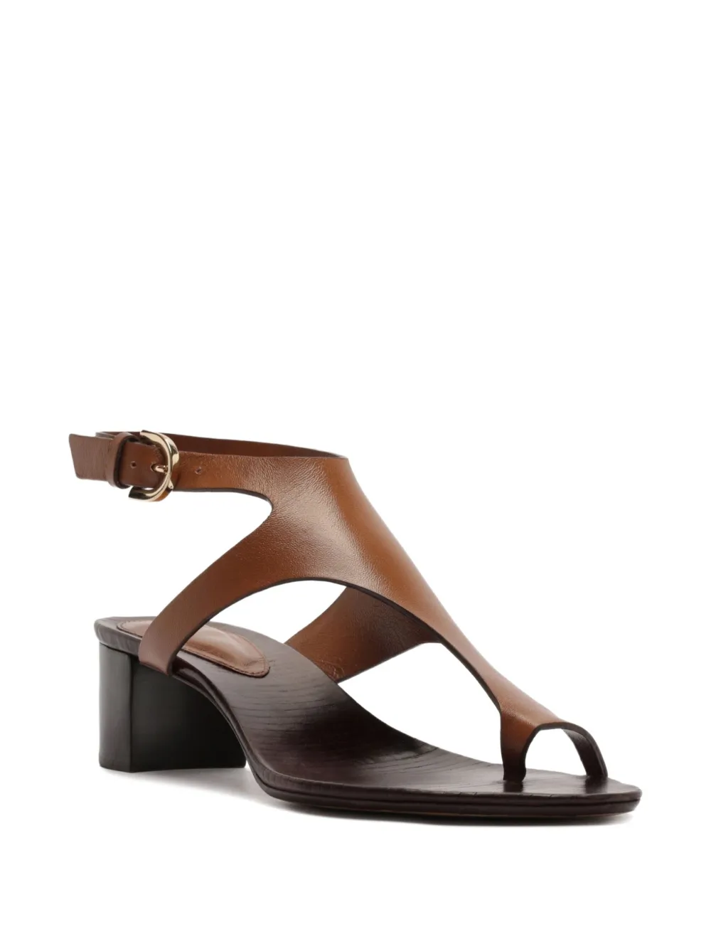 Alexandre Birman 45 mm Eliah leren sandalen Bruin