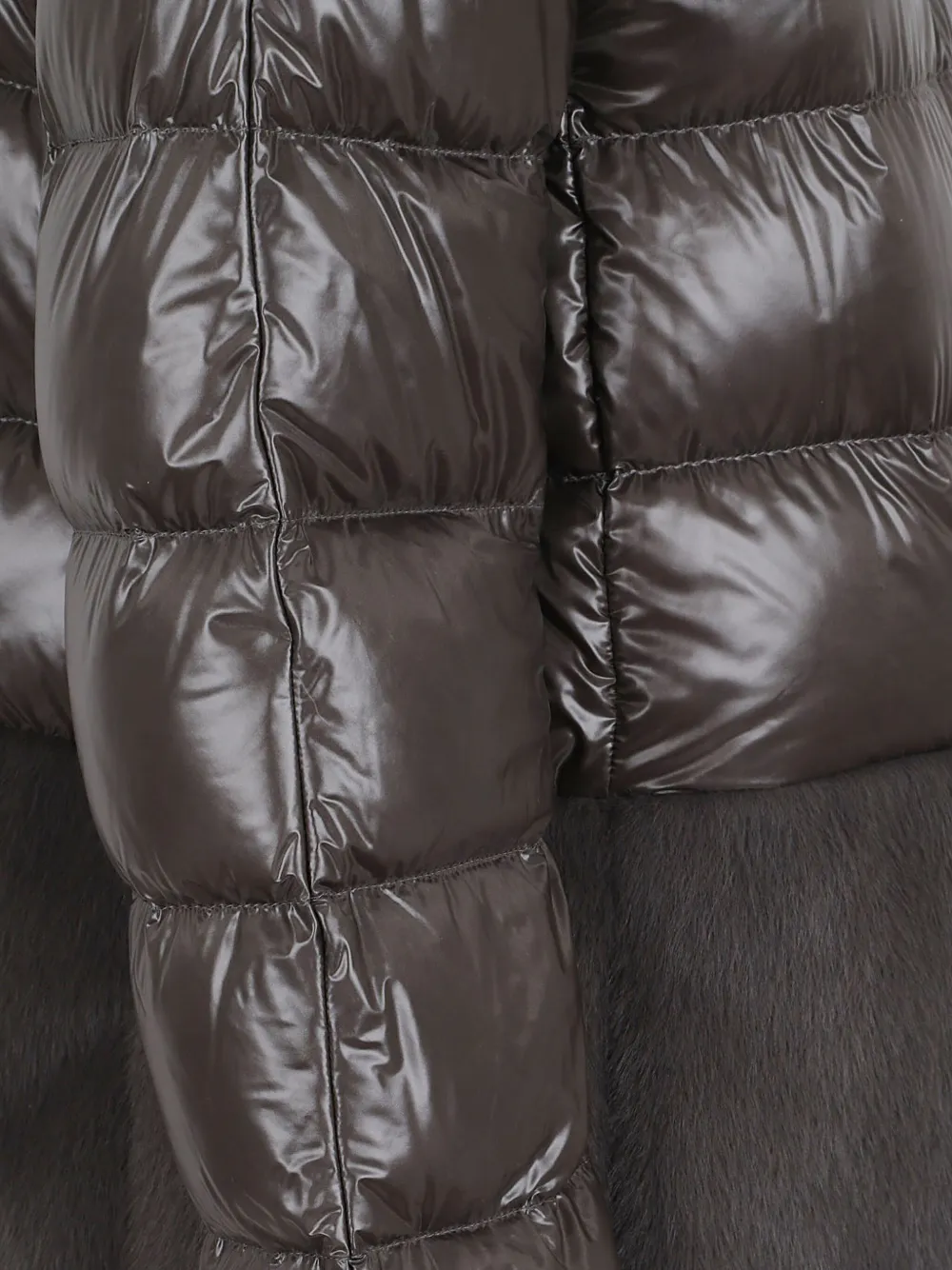 Herno Jack met vlakken Grijs