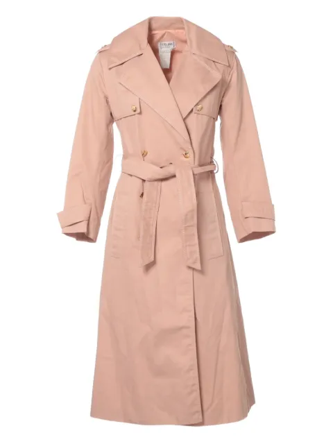 Celine Pre-Owned trench à taille ceinturée (1980-1990)