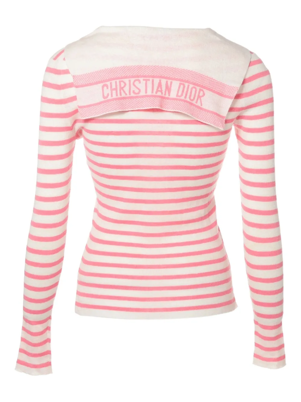 Christian Dior Pre-Owned 2010-2020 striped-pattern sweater | Image 2