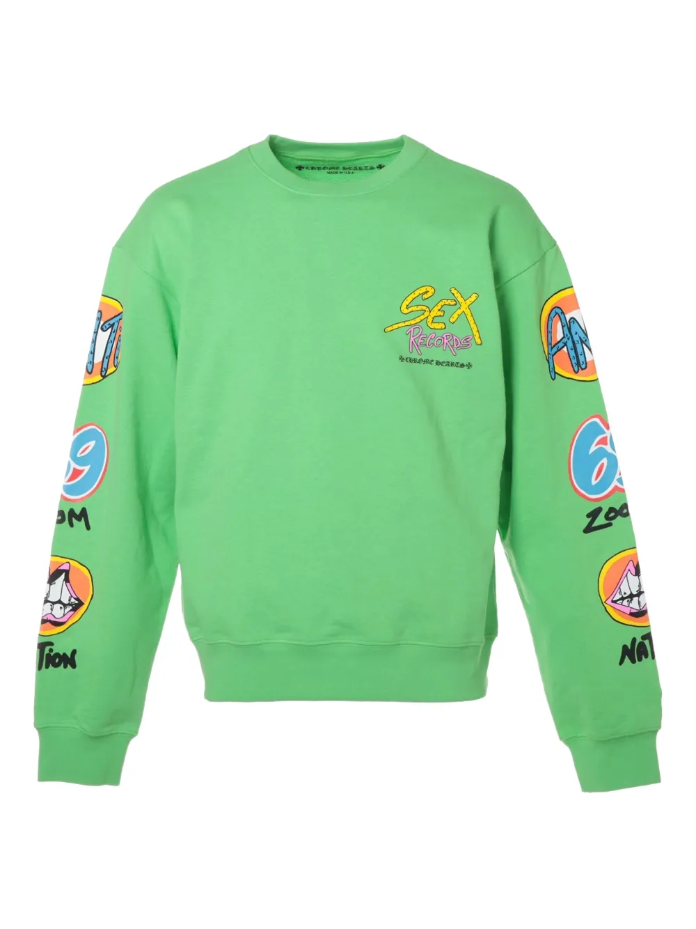 Chrome Hearts 2000-2020 Matty Boy graphic-print sweatshirt | Green | Image 1