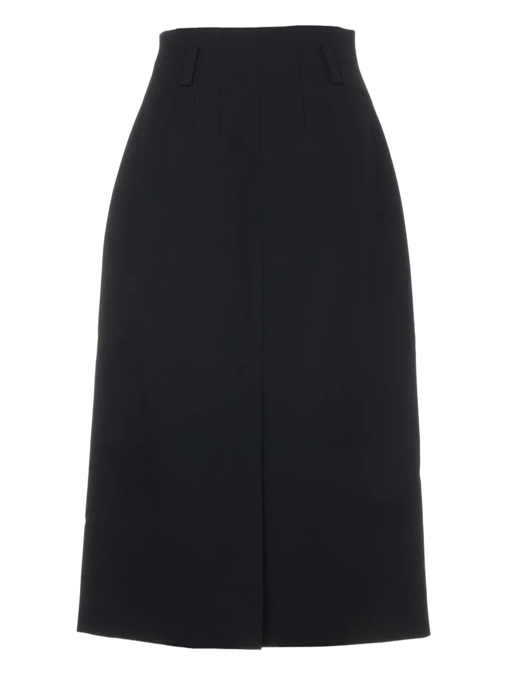 Pre-owned Prada 2024 Wool Maxi Skirt In Black