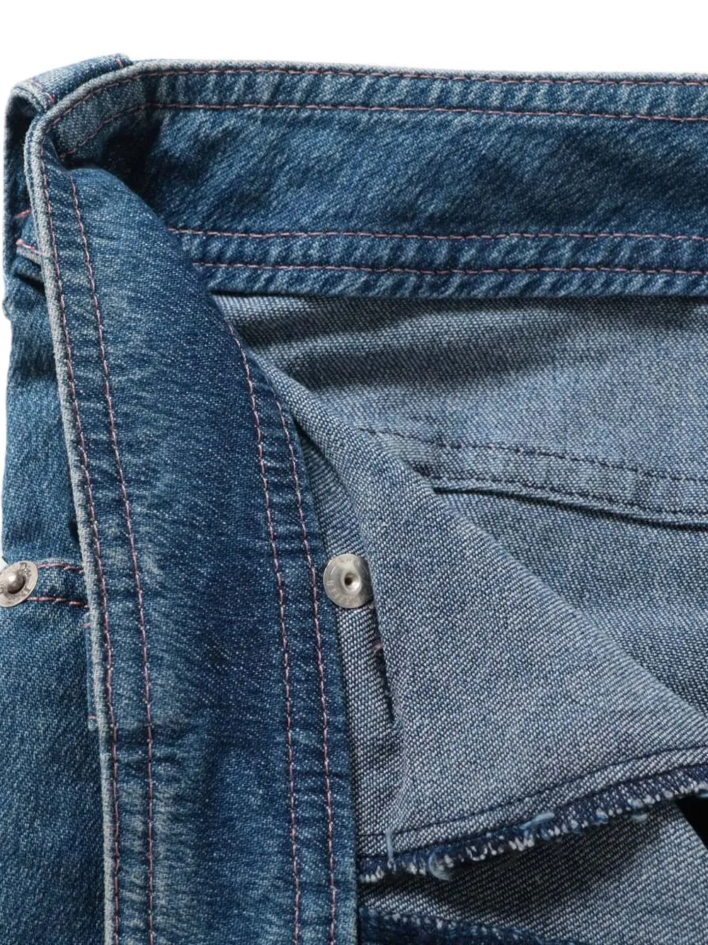 DIOR Pre-owned 2003 Button-embellishment Jeans In Blue