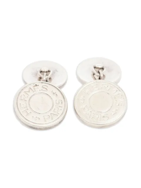 Hermès Pre-Owned 2000-2020 Sellier logo-engraved cuffs