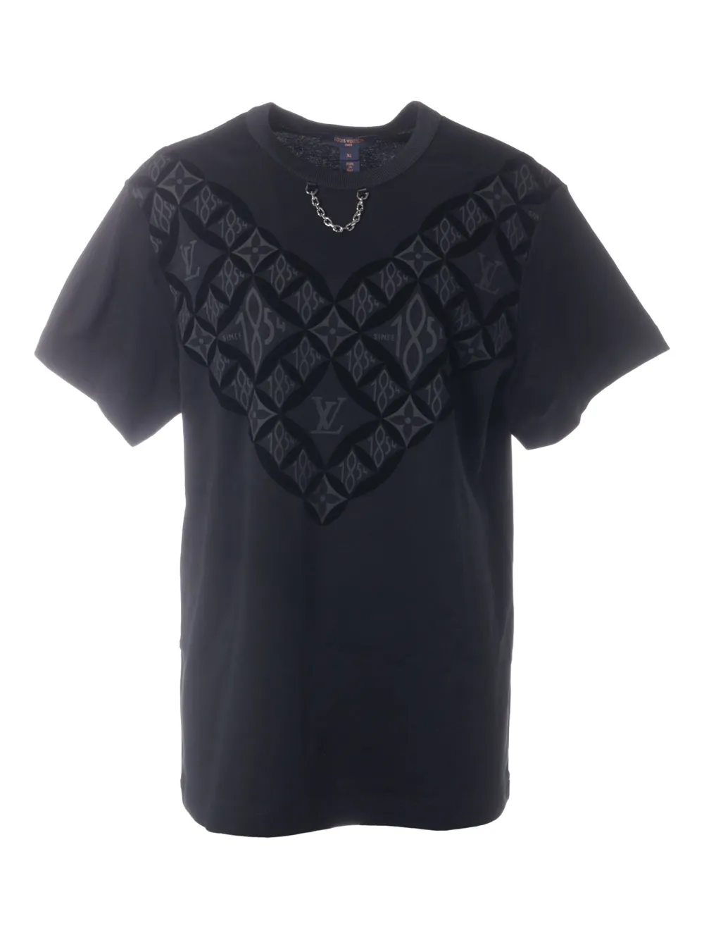 Louis Vuitton Pre-Owned 2021 monogram-print T-shirt - ブラック Louis Vuitton Pre-Owned 2021 monogram-print T-shirt - ブラック
