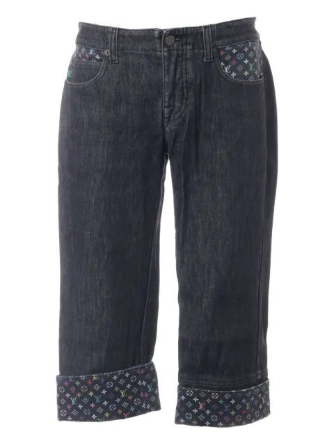 Louis Vuitton Pre-Owned  1990-2010 monogram-print jeans