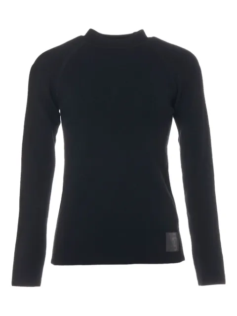 CHANEL Pre-Owned 2004 logo-patch sweater