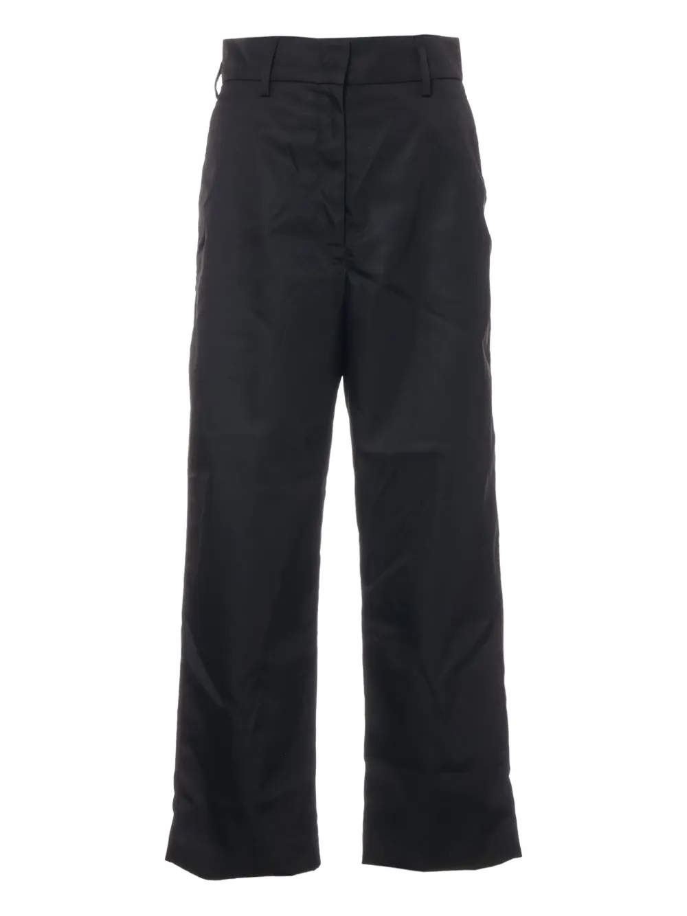 Prada Pre-Owned 2019 Prada triangle-logo trousers | Black | Image 1