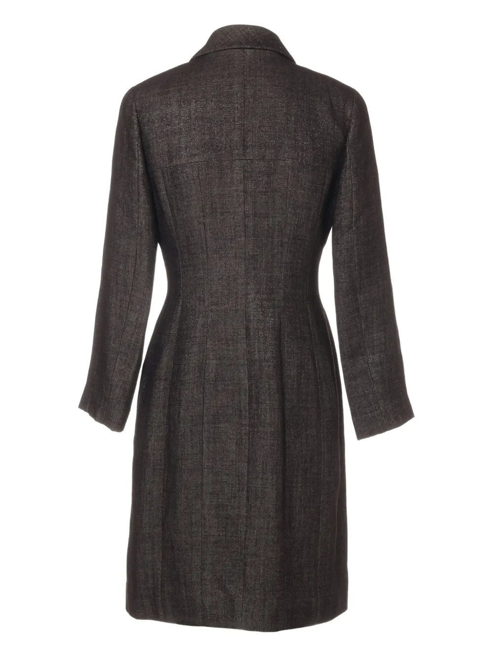 CHANEL Pre-Owned 1999 jas met enkele rij knopen - Bruin