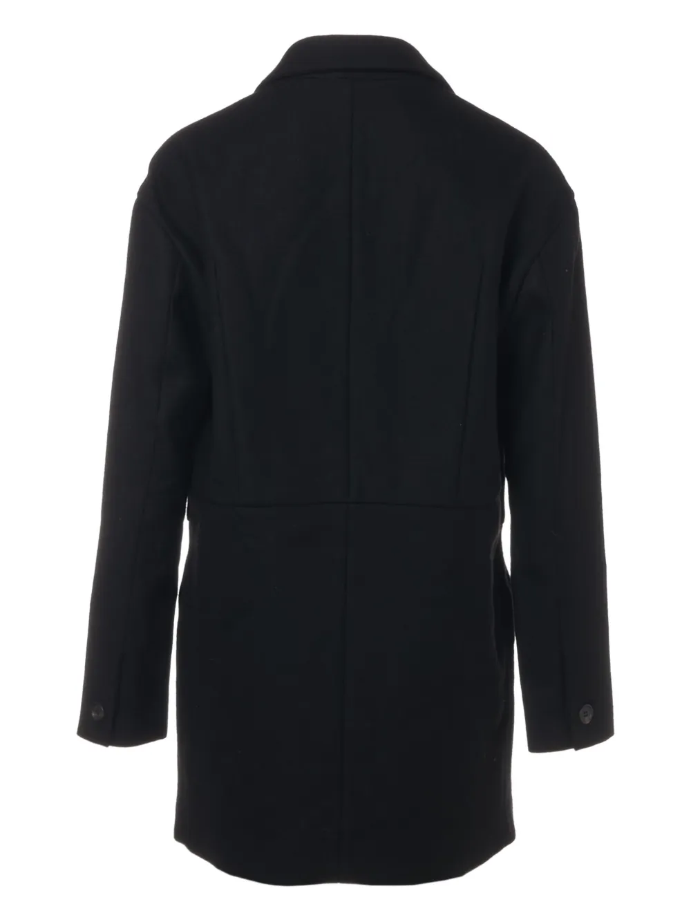Miu Miu Pre-Owned 2009 wollen jas - Zwart