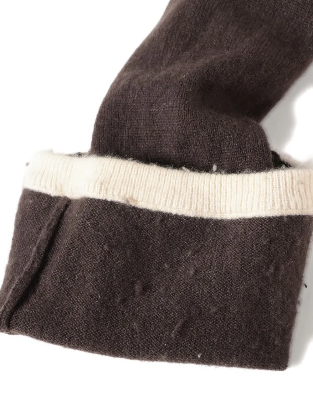 Pre-owned Chanel 2005 Sports Line Knitted Zip-up Hoodie In Brown