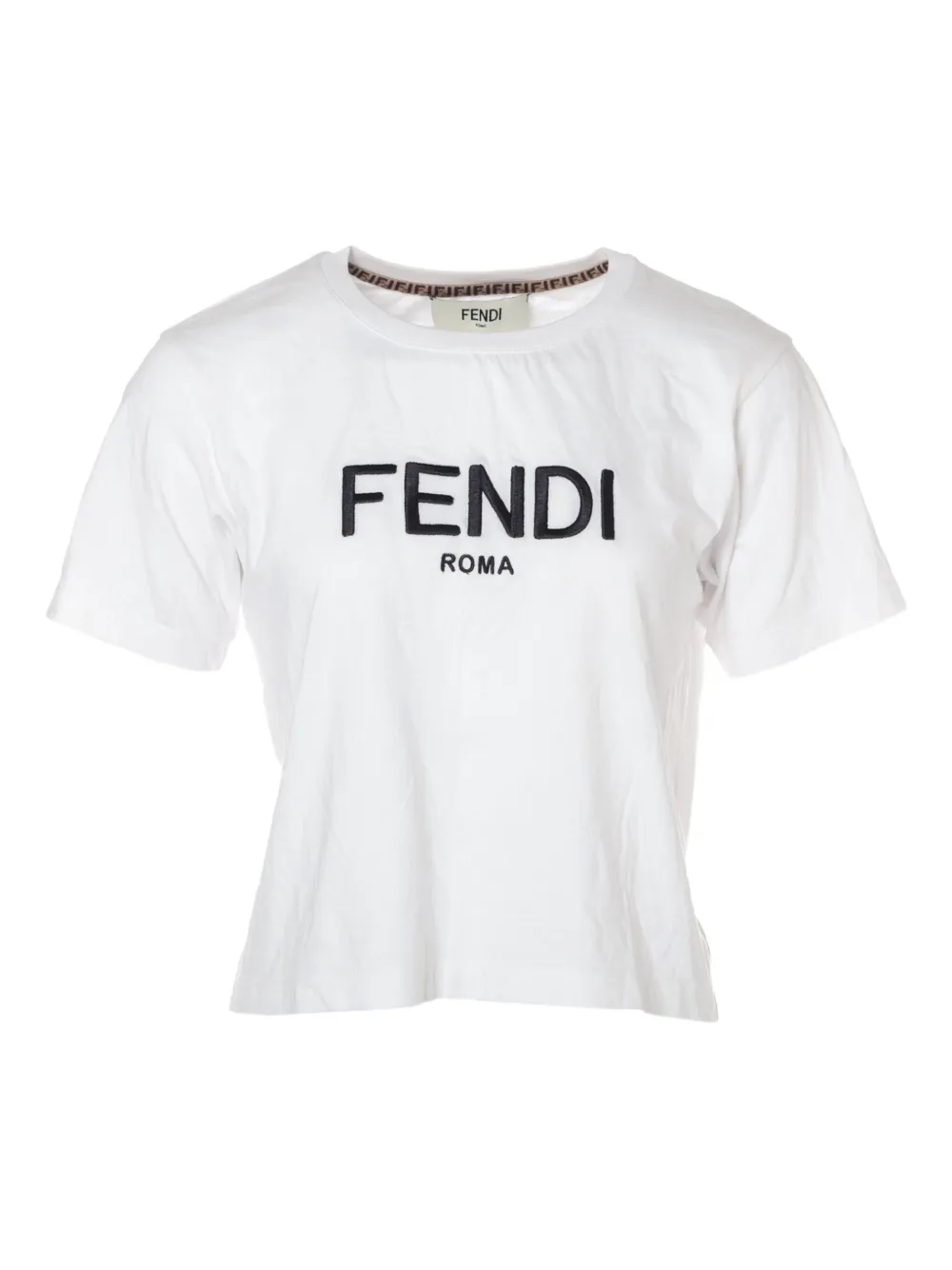 Fendi Pre-Owned playera con logo bordado 2022 | blanco | Image 1